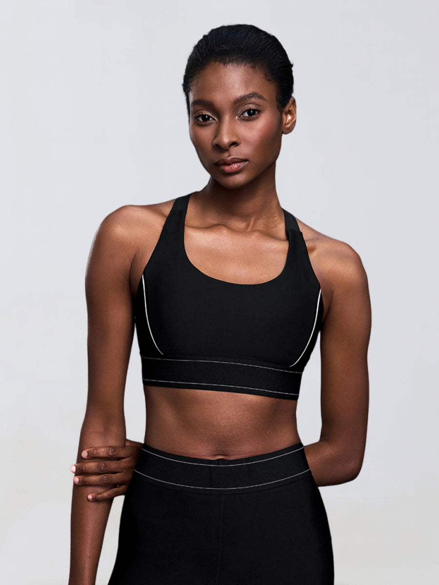 Contrast Adjustable Sport Bra