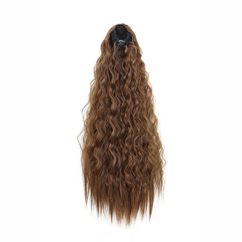 22 Inch Kinky Curly Ponytail Hair Extension
