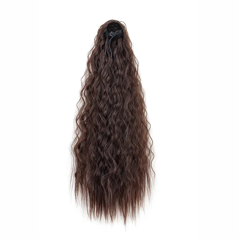 22 Inch Kinky Curly Ponytail Hair Extension