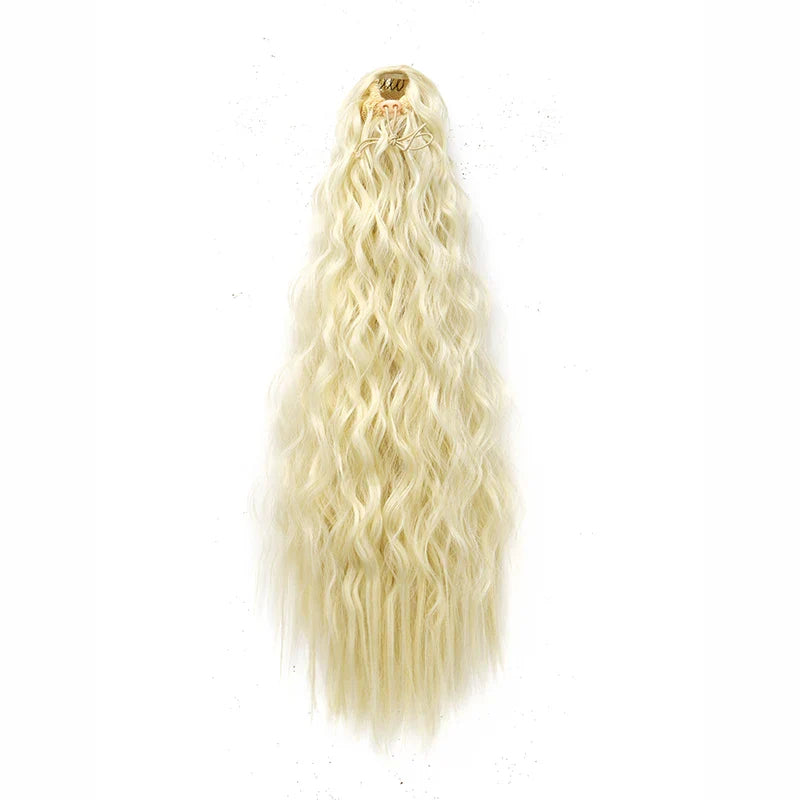 22 Inch Kinky Curly Ponytail Hair Extension