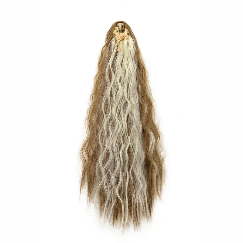 22 Inch Kinky Curly Ponytail Hair Extension