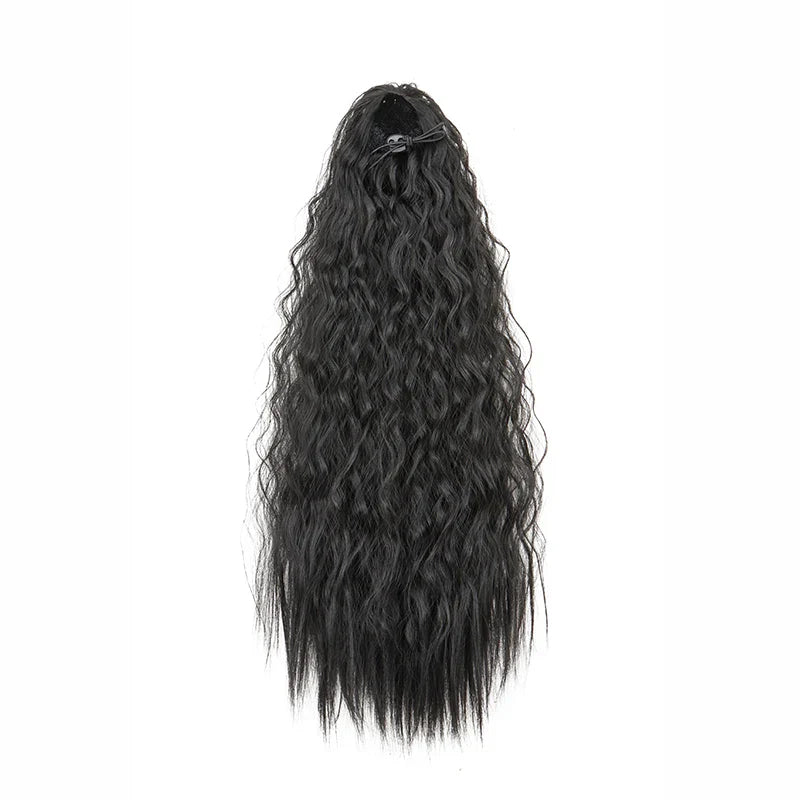 22 Inch Kinky Curly Ponytail Hair Extension