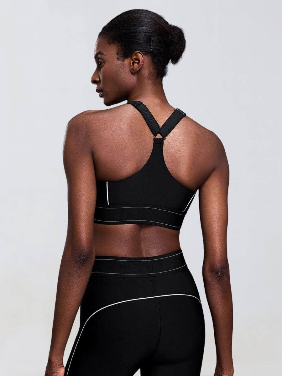 Contrast Adjustable Sport Bra