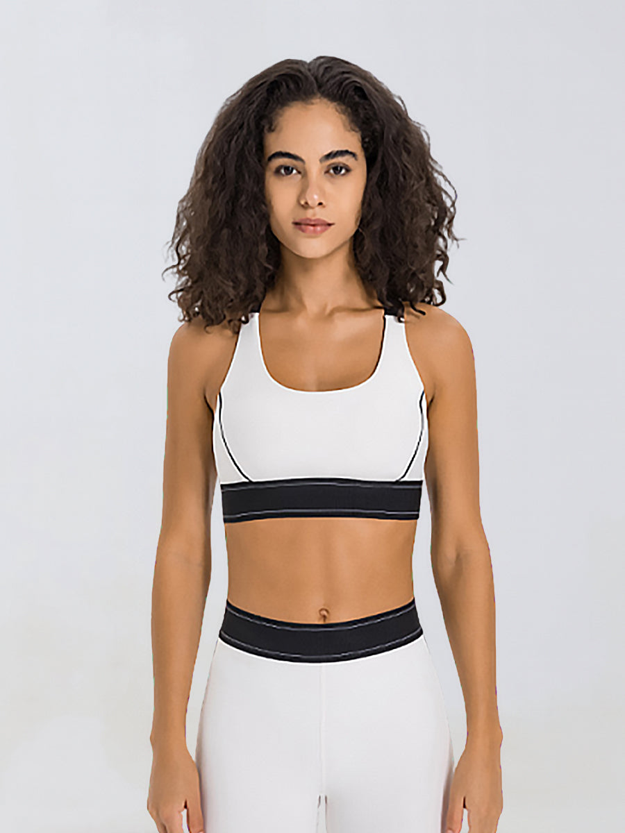 Contrast Adjustable Sport Bra
