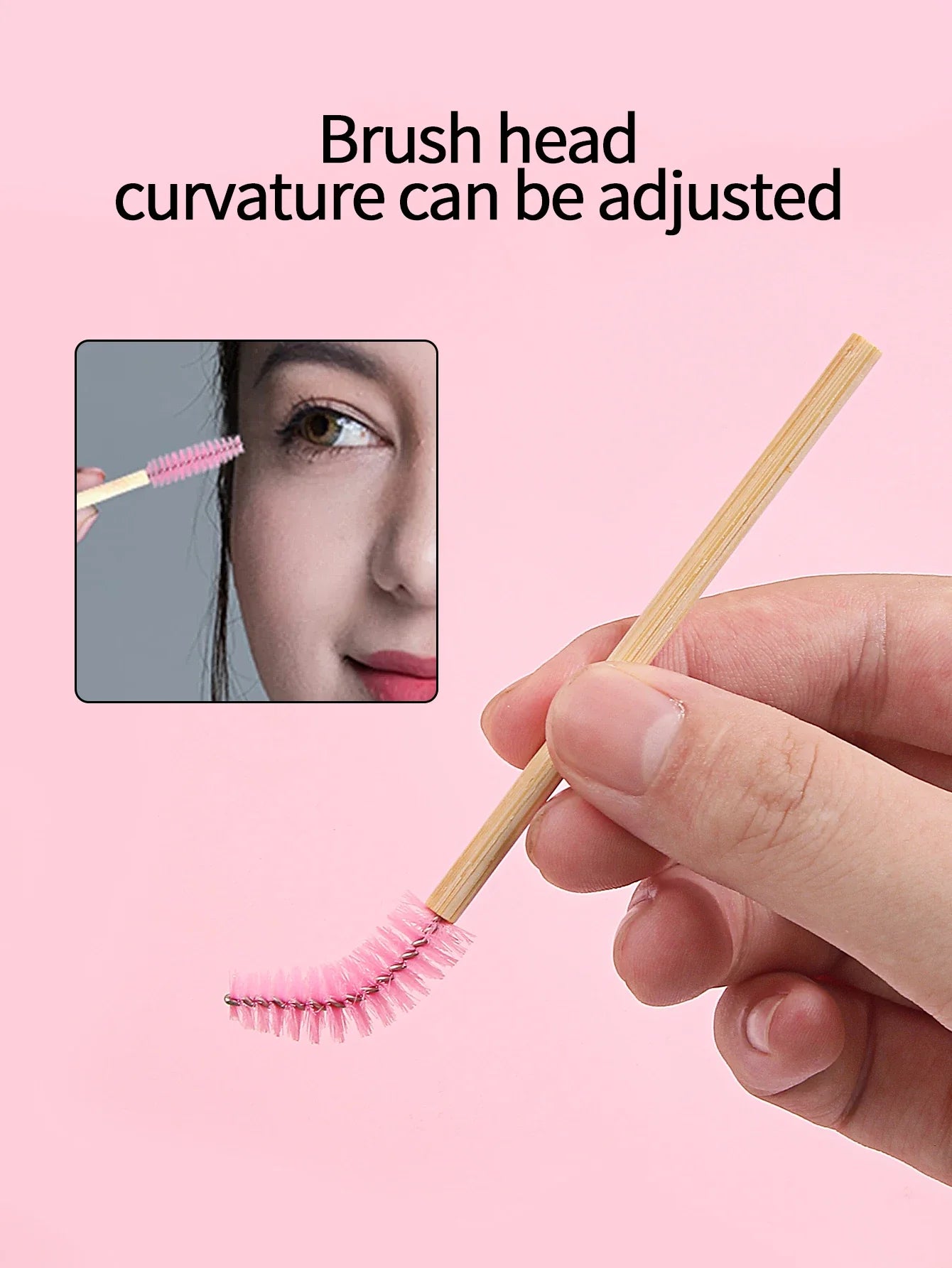 50Pcs Eyelash Extension Brush Applicators