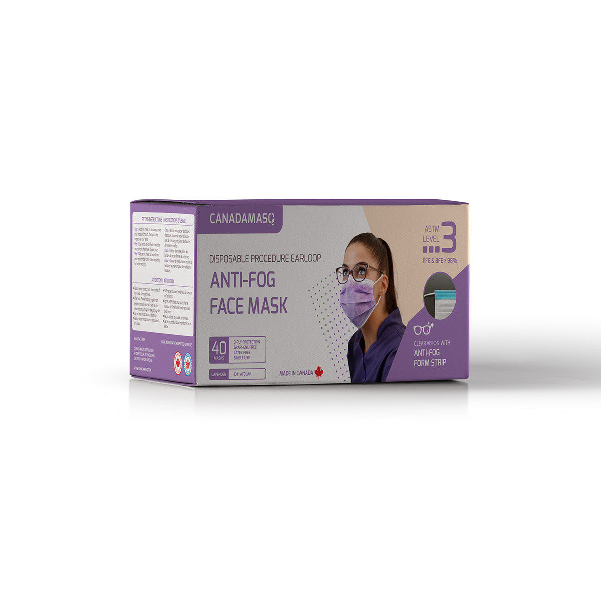 Anti-Fog ASTM LEVEL 3 PROCEDURE MASK - ADULT