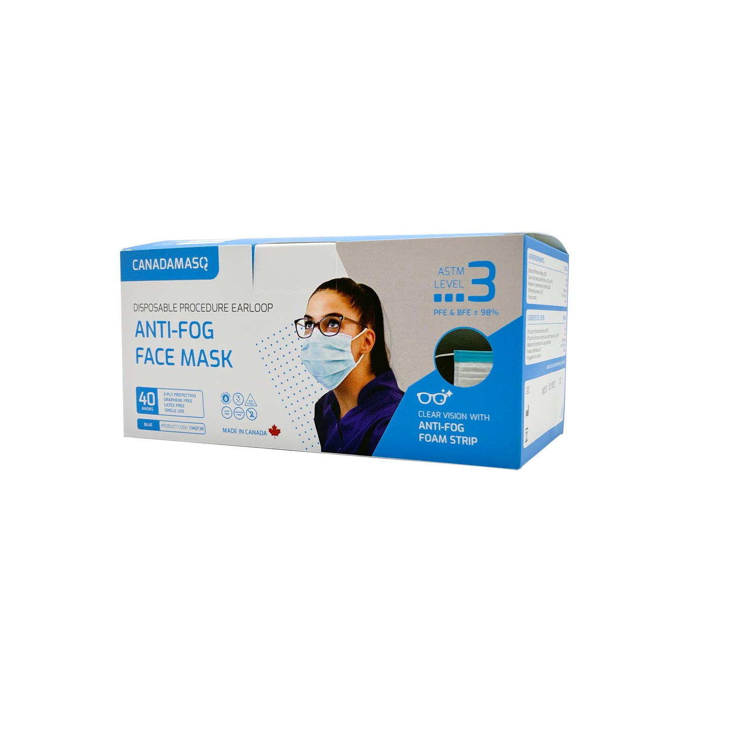 Anti-Fog ASTM LEVEL 3 PROCEDURE MASK - ADULT