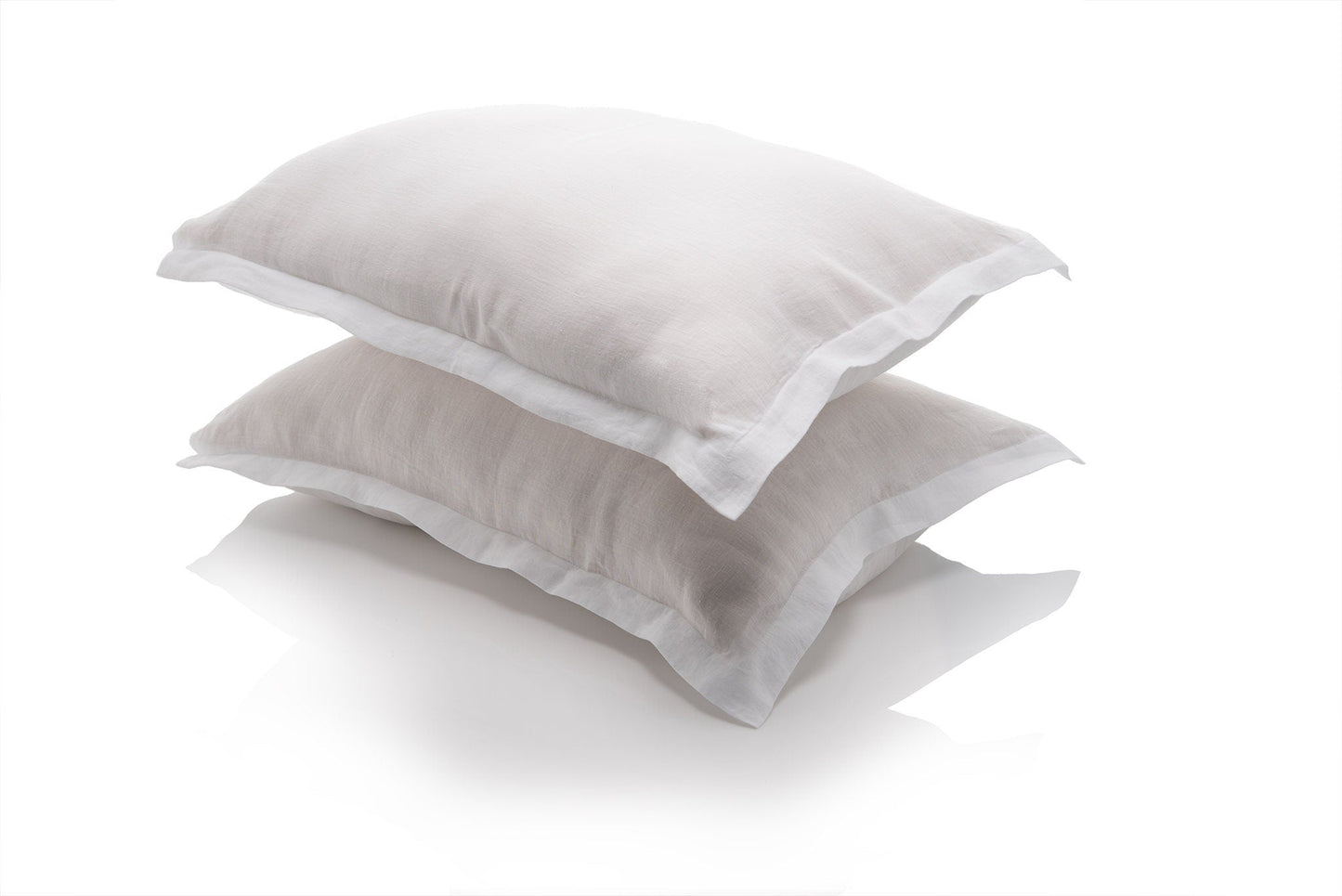 Oxford design Natural linen pillow case