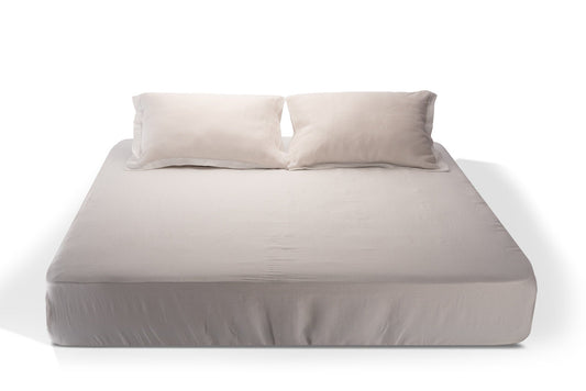 Oxford design Natural linen pillow case, US sizes