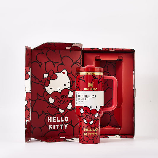 Stanley x Hello Kitty Sweet Hearts Glitter Tumbler [Limited Edition]